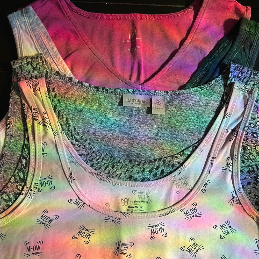 Colorful Tank Tops bundle (4)